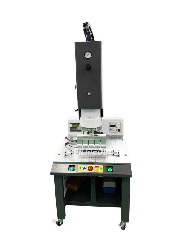 The picture is the product picture of ultrasonic welding machine for customers from filmedia.